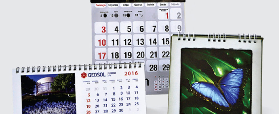 Calendarios de parede e mesa Calendarios de parede e mesa
